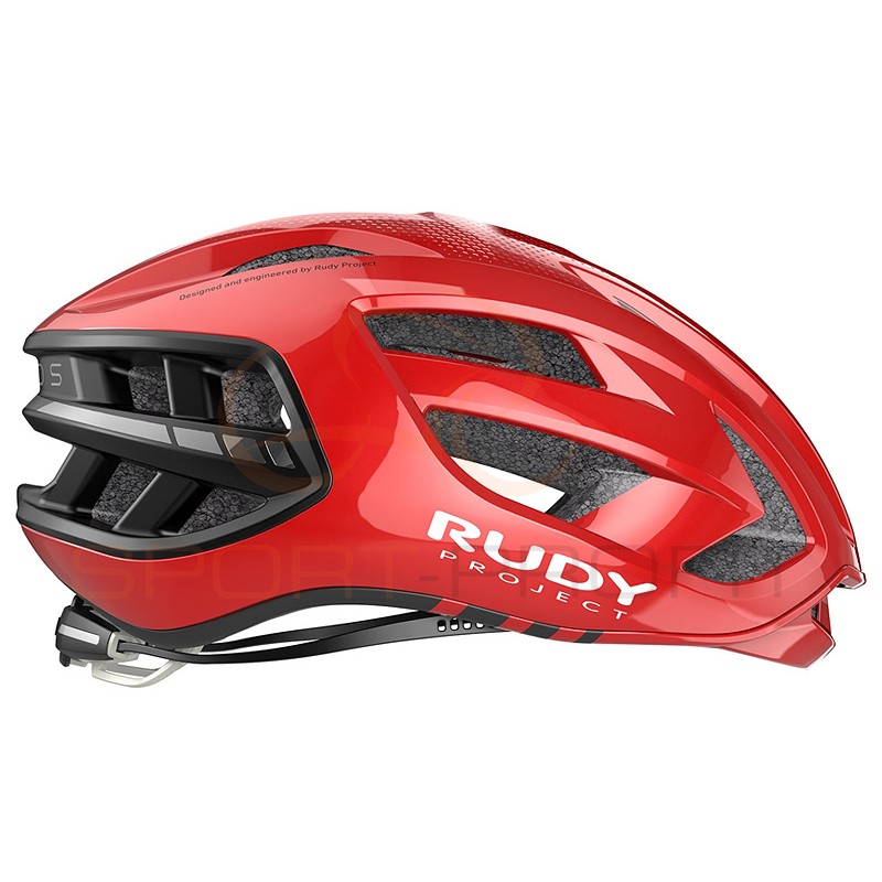 RUDY PROJECT Kask EGOS RED COMET - BLACK (SHINY) M