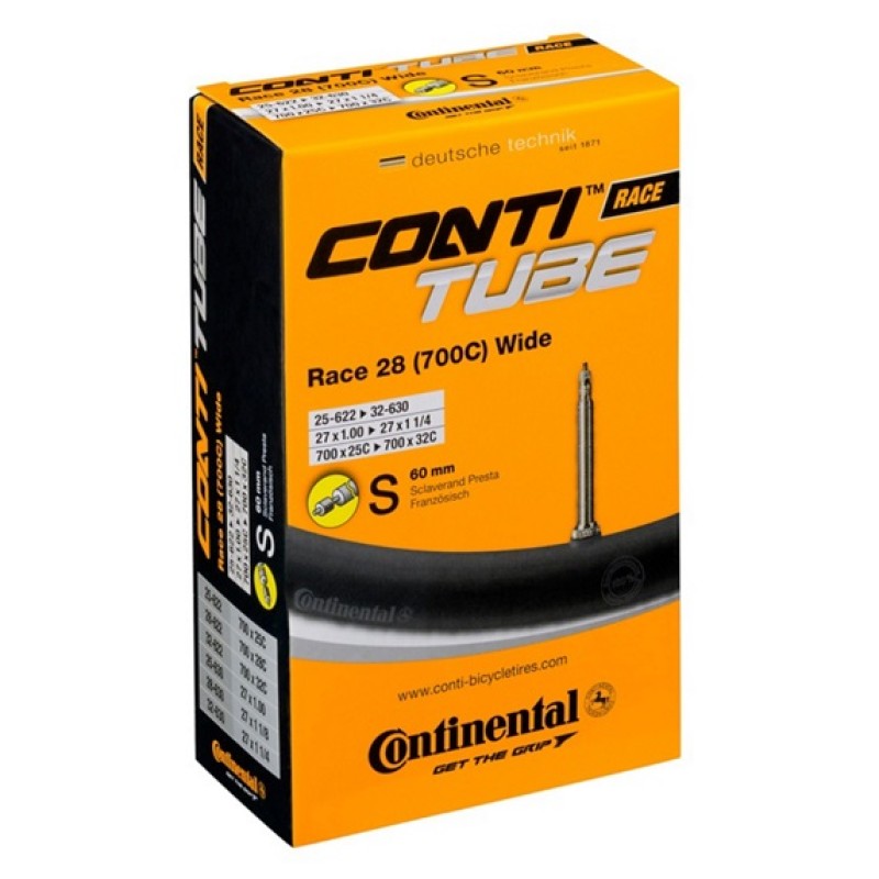 Dętka CONTINENTAL Race Training 28 Presta 60mm 25-622/32-622