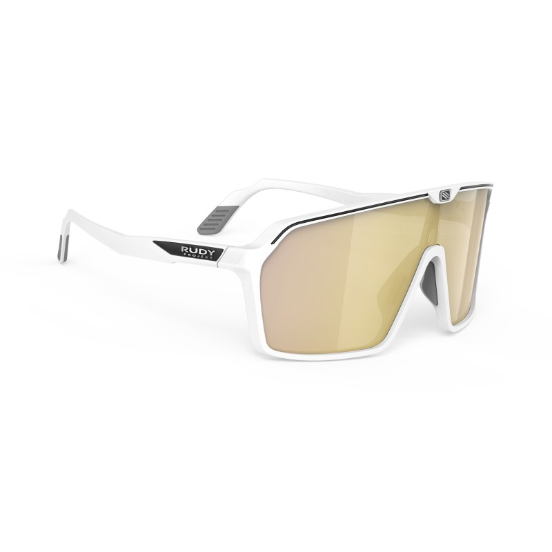 Okulary RUDY PROJECT SPINSHIELD WHITE MATTE- MULTILASER GOLD