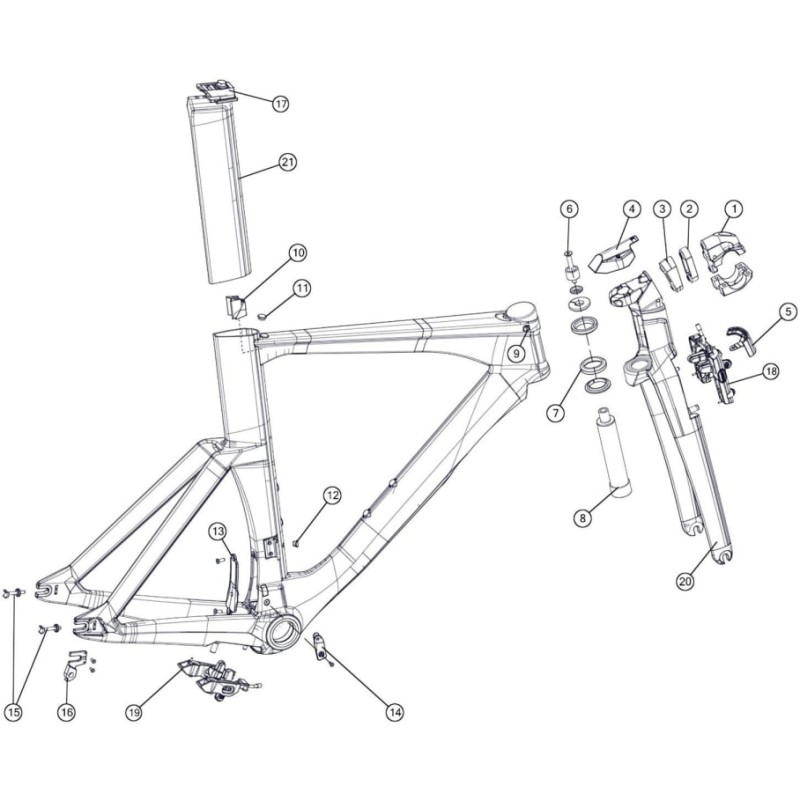 BMC Seatpost TM01 White Icon