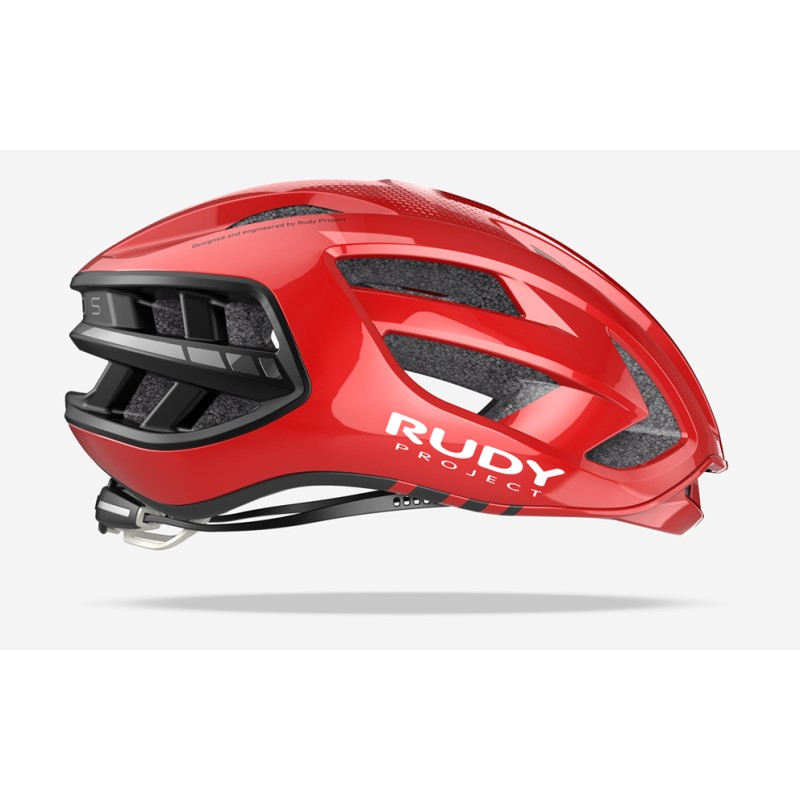 RUDY PROJECT Kask EGOS RED COMET - BLACK (SHINY) 