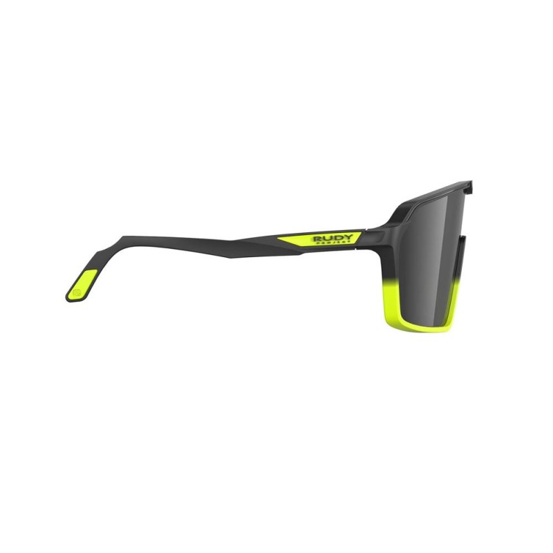 Okulary RUDY PROJECT SPINSHIELD BLACK FADE YELLOW FLUOMATTE - SMOKE BLACK