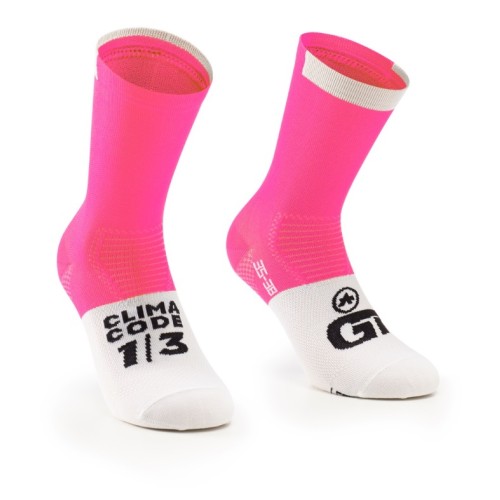 Skarpety ASSOS GT Socks C2 Fluo Pink 0