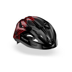 RUDY PROJECT KASK ROCKY BLACK - RED SHINY 