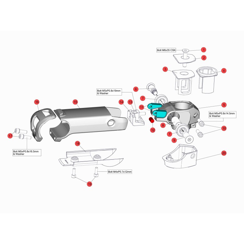 Mostek BMC ICS2 MTT 80mm 