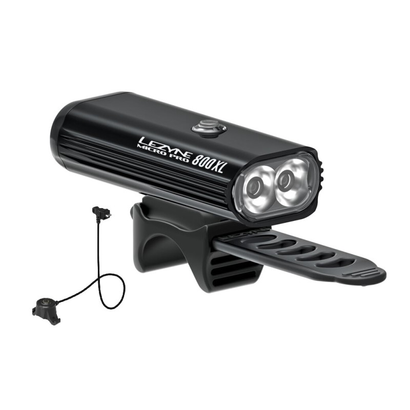 Lampka przednia ze zdalnym przełącznikiem LEZYNE Led Micro Drive Pro 800XL