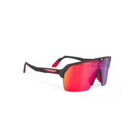 Okulary RUDY PROJECT SPINSHIELD AIR BLACK MATTE - Multilaser Red