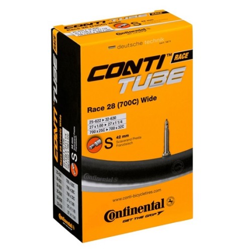 Dętka CONTINENTAL Race 28 Training  Presta 42mm 25-622/32-630