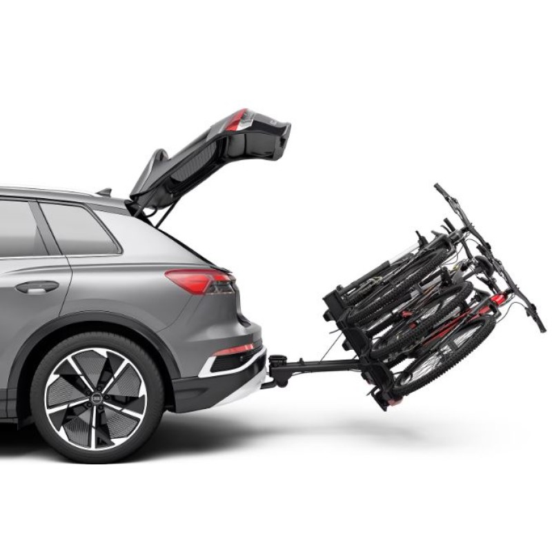 Thule Epos 979100 składana platforma rowerowa na hak na 3 rowery