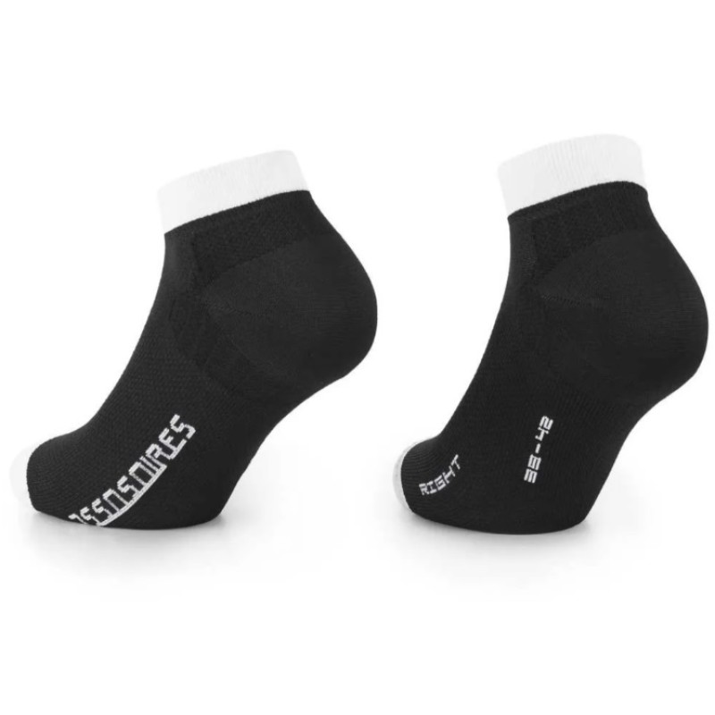 Skarpety niskie ASSOS RS Socks SUPERLEGER low Black Series 