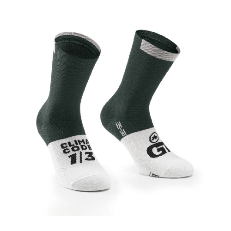 Skarpety ASSOS GT Socks C2 Schwarzwald Gren 