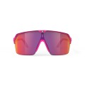 Okulary RUDY PROJECT SPINSHIELD AIR PINK FLUO/BLACK MATTE - Multilaser Red