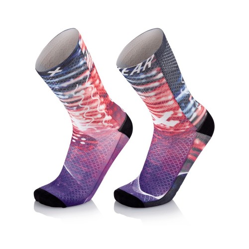 MB WEAR Skarpety : Socks Fun EVO Speed pink L/XL 