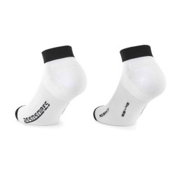 Skarpety niskie ASSOS RS Socks SUPERLEGER low White Series 0