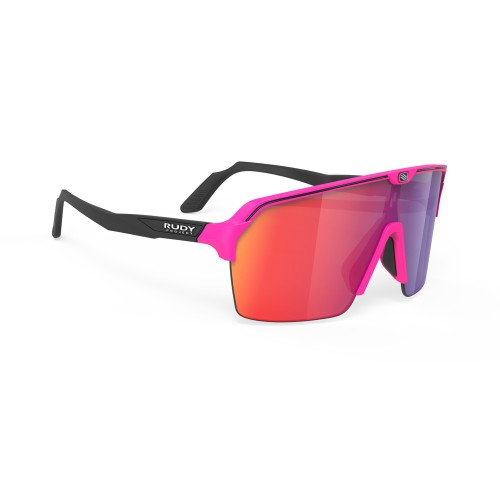 Okulary RUDY PROJECT SPINSHIELD AIR PINK FLUO/BLACK MATTE - Multilaser Red