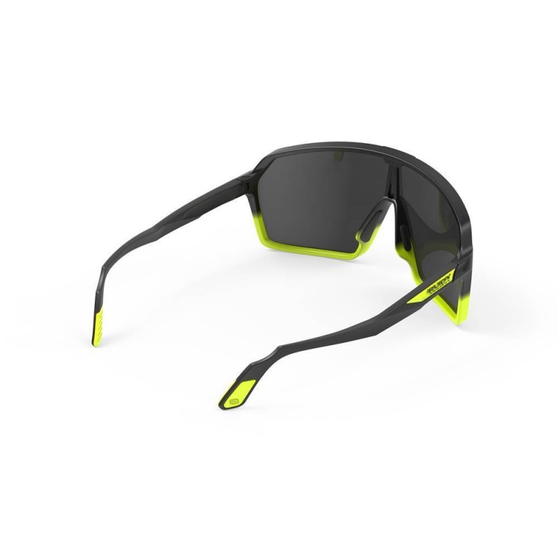 Okulary RUDY PROJECT SPINSHIELD BLACK FADE YELLOW FLUOMATTE - SMOKE BLACK