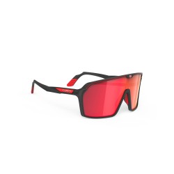 Okulary RUDY PROJECT SPINSHIELD WHITE/PINK FLUO MATE - Multilaser Red