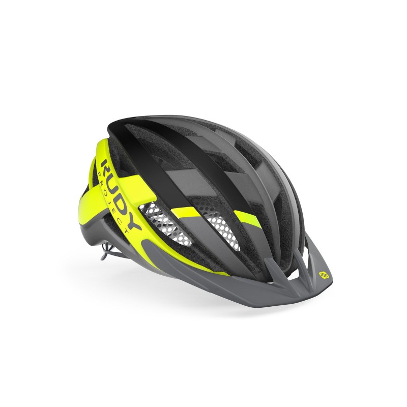 RUDY PROJECT KASK VENGER CROSS TITANIUM - YELLOW FLUO (MATTE) [R: S 51-55]