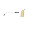 Okulary RUDY PROJECT SPINSHIELD WHITE MATTE- MULTILASER GOLD