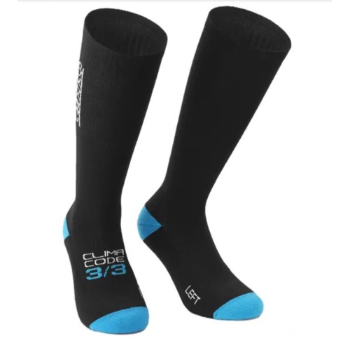 Skaprety zimowe ASSOS Ultraz Winter FUGU Socks Black Series 