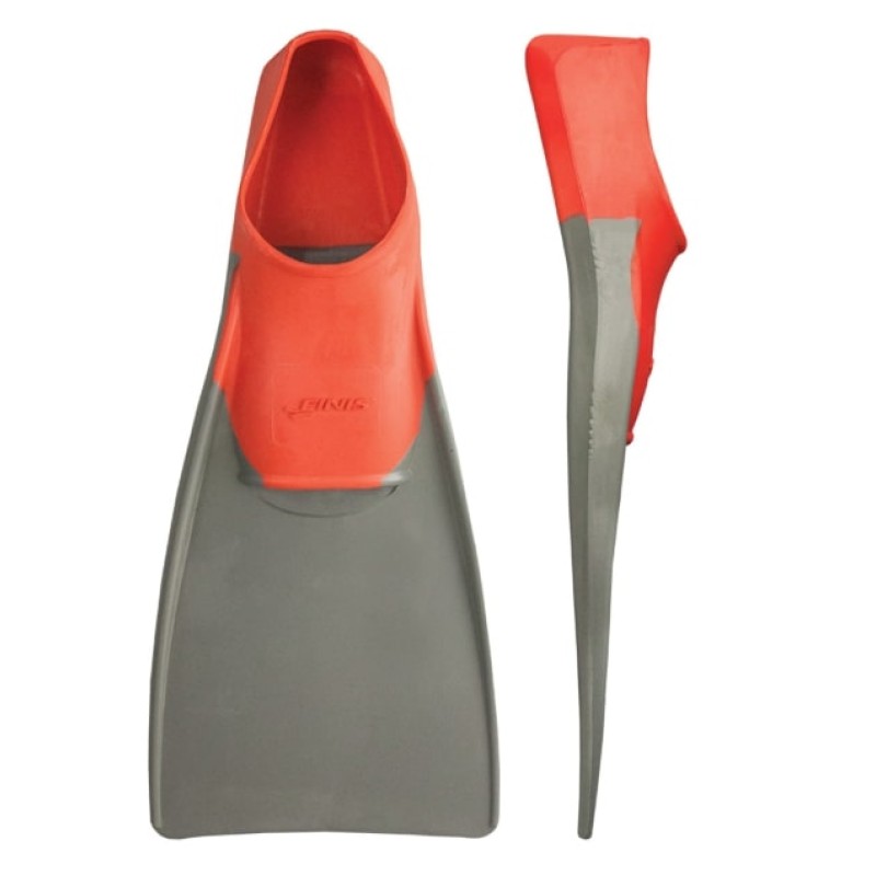 Długie płetwy do pływania FINIS Long Floating Fins 39-42 Red/Grey