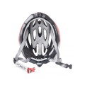 FORCE BAT Kask rowerowy czerwono-biały L-XL 902959