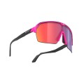 Okulary RUDY PROJECT SPINSHIELD AIR PINK FLUO/BLACK MATTE - Multilaser Red