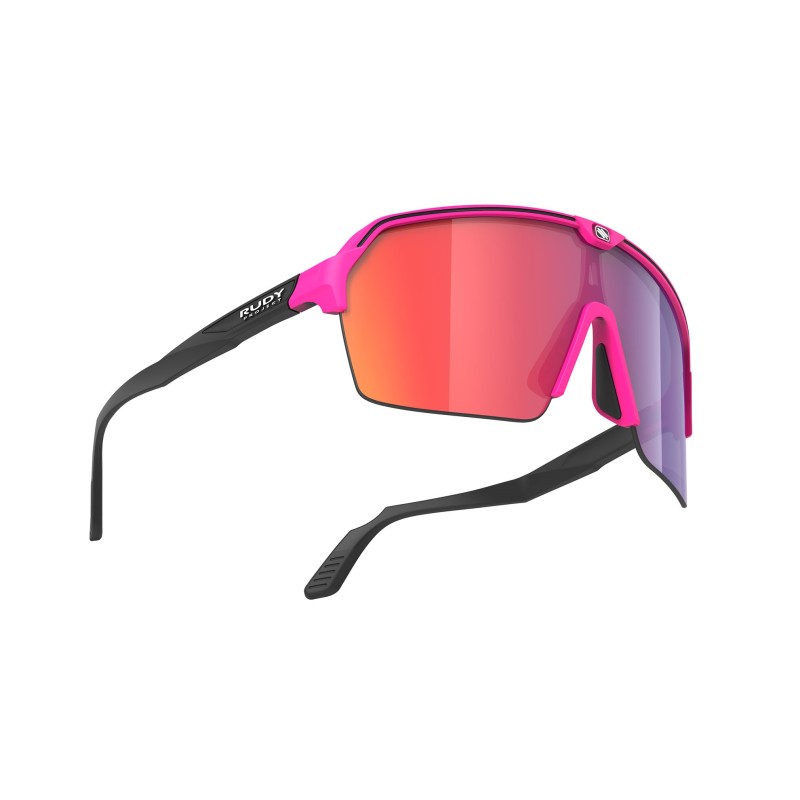 Okulary RUDY PROJECT SPINSHIELD AIR PINK FLUO/BLACK MATTE - Multilaser Red