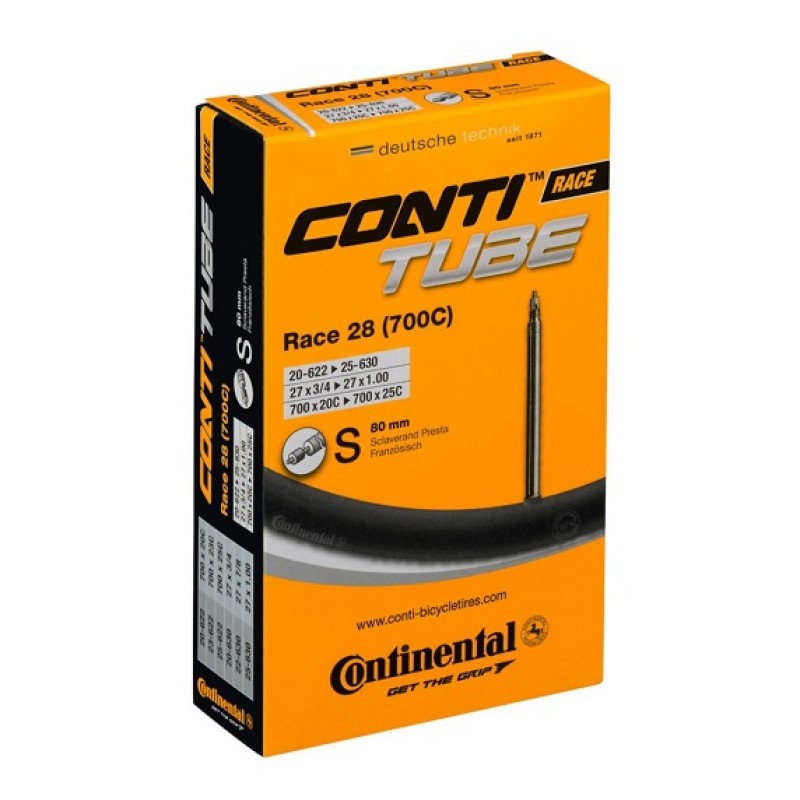 Dętka CONTINENTAL Race 28 Presta 80mm 18-622/25-622