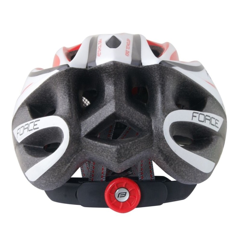 FORCE TERY Kask biało-czerwono-czarny L-XL 902724