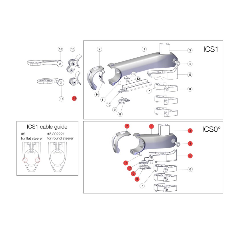 Mostek BMC ICS 0° 80mm p2p