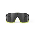 Okulary RUDY PROJECT SPINSHIELD BLACK FADE YELLOW FLUOMATTE - SMOKE BLACK