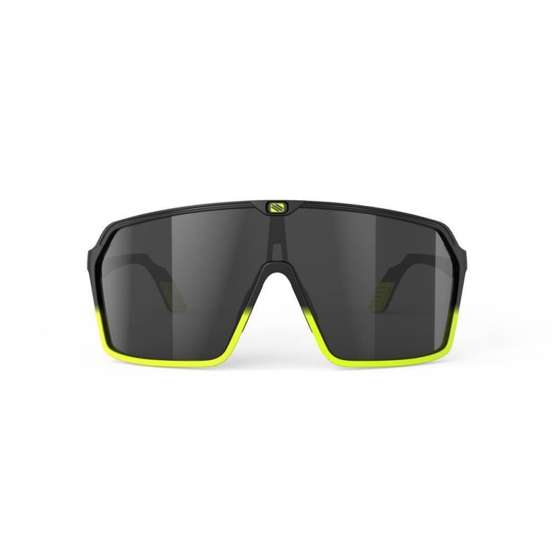 Okulary RUDY PROJECT SPINSHIELD BLACK FADE YELLOW FLUOMATTE - SMOKE BLACK