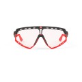 Okulary RUDY PROJECT DEFENDER BLACK MATTE /RED FLUO - IMPACTX™ 2 RED