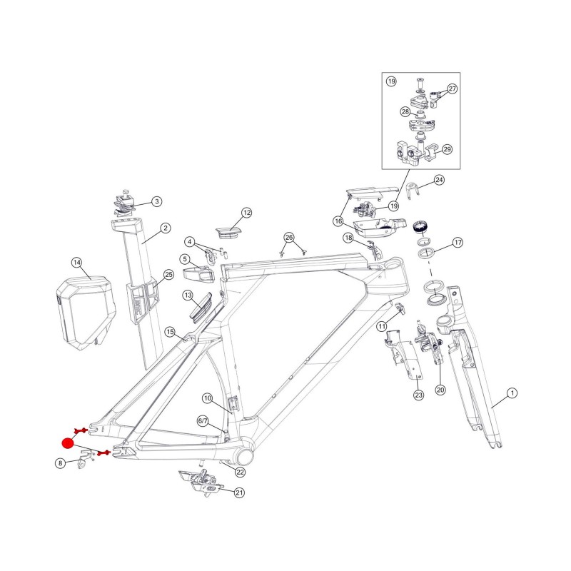 BMC Axle adjuster #1  TM01