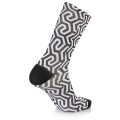 MB WEAR Skarpety : Socks Fun Evo Black and White L/XL 